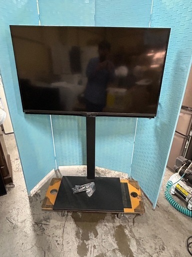 中販紅　【Week】 直接お取引　SHARP株式会社　AQUOS45型液晶テレビ スタンドタイプ付き　4T-C45AT1 2019年　現状渡し08-14-02