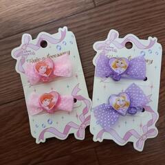 ディズニーリゾートプリンセスヘアピン&おまけヘアゴムの画像