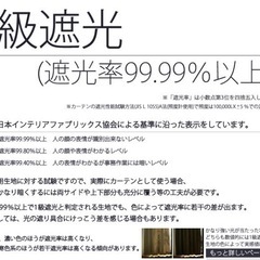 高機能カーテン、レースカーテンセット 防炎加工・遮光　巾100x高178(176)cmの画像