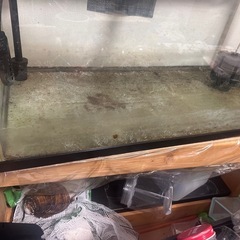 90cm水槽、台座、上部フィルター付きの画像