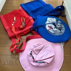 山菜取り用帽子等の画像
