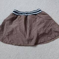 140cm　パンツ付きスカートの画像