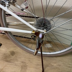 子供用自転車　24インチ　アイデス　チェアリー　中古　女の子　スポーツサイクルの画像