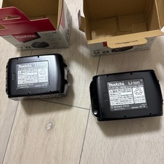 新品未使用[makita]マキタ18V6.0Ahバッテリーの画像