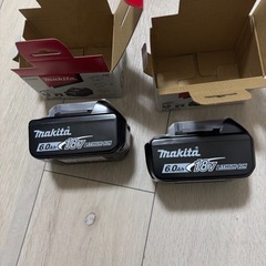 新品未使用[makita]マキタ18V6.0Ahバッテリーの画像