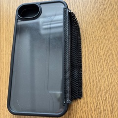 iPhone16e手帳型ケースバック透明バックカバーの画像