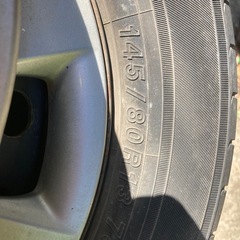 タイヤ&鉄ホイールセット　　145/80 R13の画像