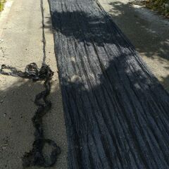 ⑨遮光ネット黒ラッセル50%　2m x 50m　状態並の画像