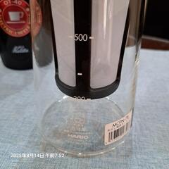 電動コーヒーミルと水出し珈琲ポット（お引き取り限定）の画像