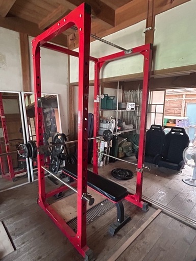 ファイティングロード　パワーラック　フラットベンチセット