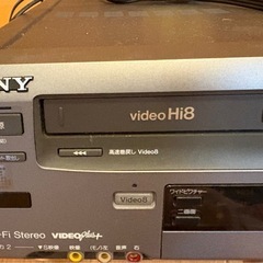 SONY★VHSビデオデッキ I-O DATA USB接続ビデオキャプチャー セットの画像