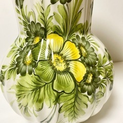 海外輸入 花瓶　イタリア製　陶芸　昭和レトロの画像