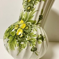 海外輸入 花瓶　イタリア製　陶芸　昭和レトロの画像