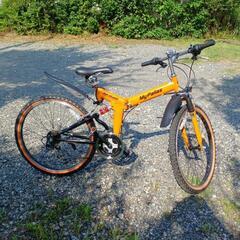 折りたたみ自転車の画像