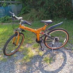 折りたたみ自転車の画像