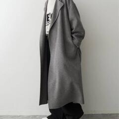 新品タグ付き スピックアンドスパン リバーコート ウールロングコート の画像