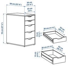 IKEA 机　アレクスの画像