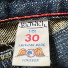 Von Dutch デニムパンツ サイズ30 ダメージ　ボンダッチの画像