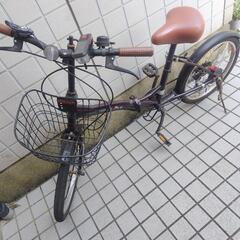 折りたたみ自転車の画像