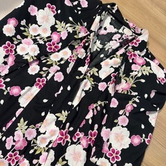 浴衣 桜 柄の画像