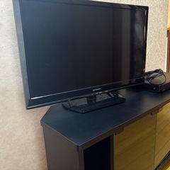TV ブルーレイレコーダー テレビボードの画像