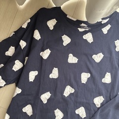 GU 部屋着 猫モチーフ 上下 レディース♡の画像