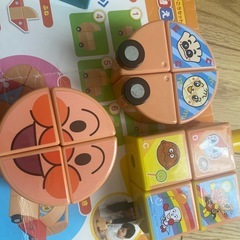 アンパンマン　おもちゃ　赤ちゃん　磁石でパチッと！ひらめきキューブの画像