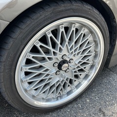 KYOWA RACING 18インチ 8J +45 5穴 PCD100 ホイール 4本 プリウスの画像