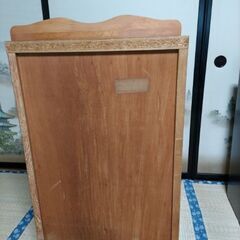電話台、レンジ台、収納棚の画像
