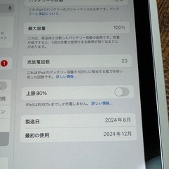 iPad mini A17pro 128GB セルラーモデル/Applepencil pro・Smart Folioセットの画像