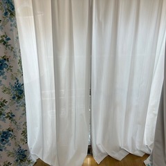 遮光カーテン　レースカーテン　セットの画像