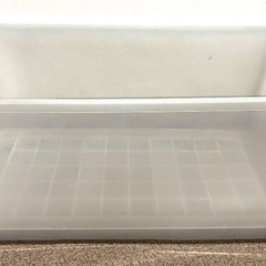 深型　キャスター　奥行き　75cm コロコロ　付き　収納ケース　収納ボックス　衣装ケース　服　衣類　バルコニー　ベランダ　ガーデニング　植物　物置　物入れの画像