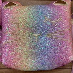猫耳デザイン グラデーションショルダーバッグの画像
