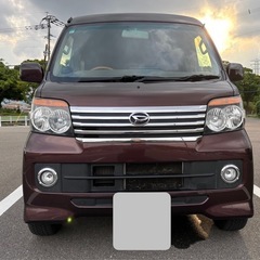 アトレーワゴン　カスタムターボRS　ディスプレイオーディオ　ＥＴＣ　車検令和８年７月　ＴＥＩＮ車高調　１４インチ社外アルミ　修復歴無の画像