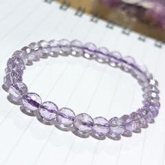 ●夏休みセール品●平均6mm●アメジストブレスレット2点セット●の画像