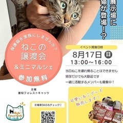 保護猫譲渡会＆猫グッズ物販　各務原市