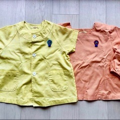 青い鳥幼稚園　年少　スモック　制服　夏服　冬服　セット　半袖　長袖の画像