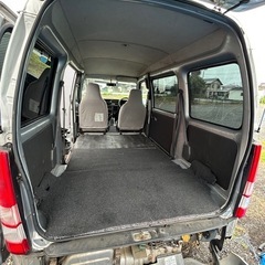 【車検長い】すぐ乗れる スバル MT サンバー バン マニュアル 2WD シルバー 軽バンの画像