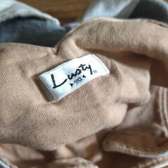 Lusty/ラスティ☆メイドインジャパン！ボーダーオーバーオール[サイズ90]の画像