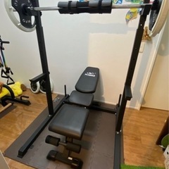 【値下げ】ベンチプレスセットの画像