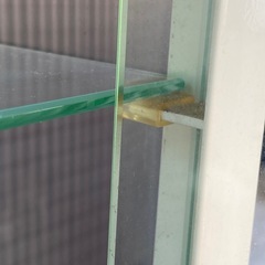 【IKEA】鍵付き　ガラスショーケース　コレクションケースの画像