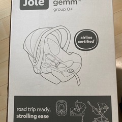 JOIE チャイルドシート 赤ちゃん 美品 使用期間1ヶ月 外箱着きの画像