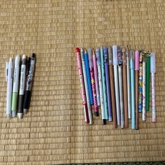 鉛筆、シャープペン、ボールペン、マジック等の画像