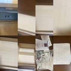 ニトリくみあわせデスク フォート棚付きデスク 椅子セット取扱説明書、保証書ありの画像