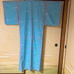 着物　色無地　袷　しつけ糸付き　未使用品の画像
