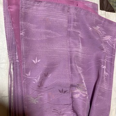 着物　色無地　袷　しつけ糸付き　未使用品の画像