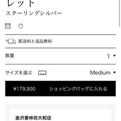 ティファニー　ハードウェア　スモールリングブレスレットの画像