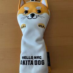ゴルフヘッドカバー　HELLO　NRC　秋田犬２色セット　の画像