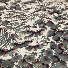 着物　小紋　袷　しつけ糸付き　未使用品の画像