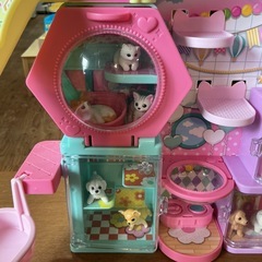 可愛いおままごと💗 リカちゃん わんにゃんシェアハウス リカちゃんシリーズ 犬 猫 うさぎ ハムスター付き　の画像
